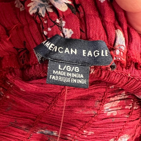 American Eagle Strapless Floral Dress - Large - Picture 6 of 7